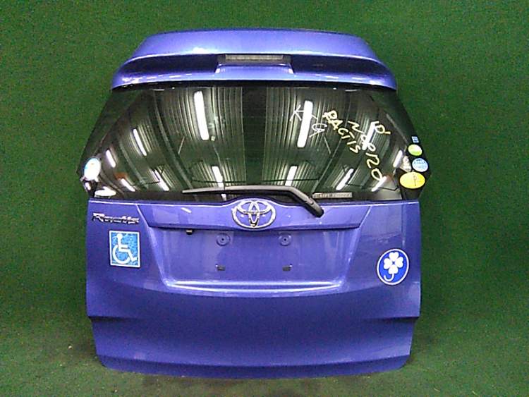 дверь пятая на 1nr-fe TOYOTA RACTIS ncp120 (Тойота Рактис ) синий задняя   