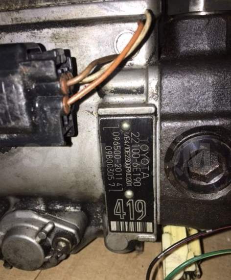 Тнвд 22100-6E190 на 3CTE TOYOTA CARINA CT210 (Тойота карина)
